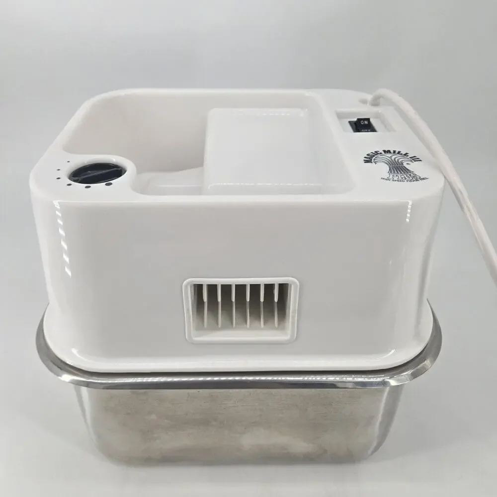 Magic Mill III Plus High Speed Electric Flour Grain Mill Grinder Model No. 100